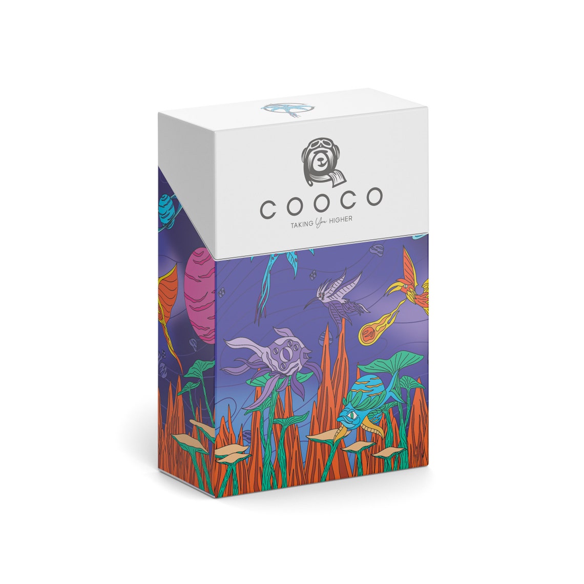 COOCO Natural Pre Roll Cones Rolling Papers, 3.38” (86mm)